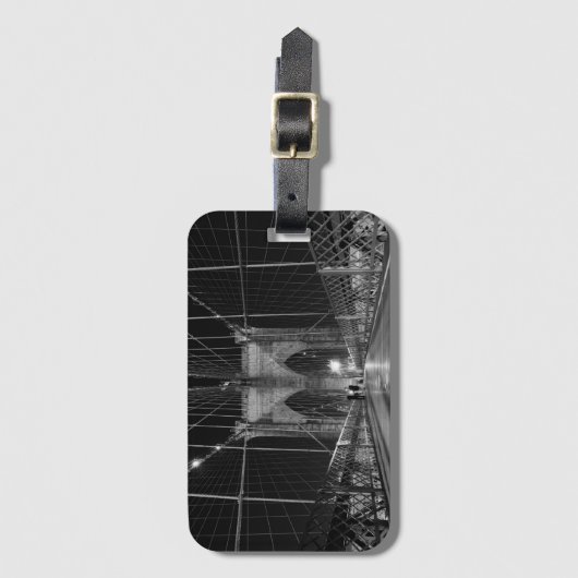 Brooklyn Bridge Gepäckanhänger (Vorderseite Vertikal)
