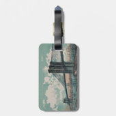 Brooklyn Bridge Gepäckstück Gepäckanhänger (Rückseite vertikal)