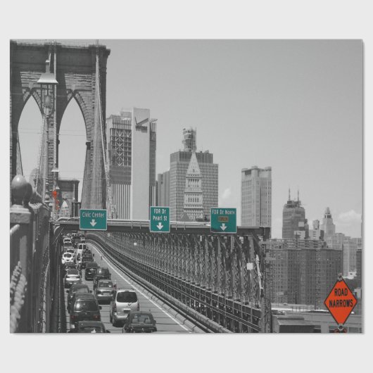 Brooklyn Bridge Geschenkpapier (Flach)