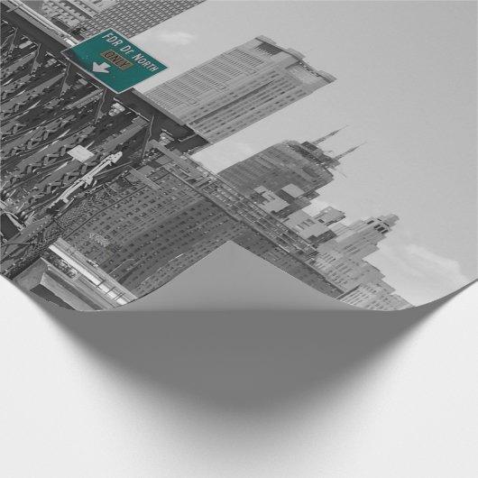 Brooklyn Bridge Geschenkpapier (Ecke)