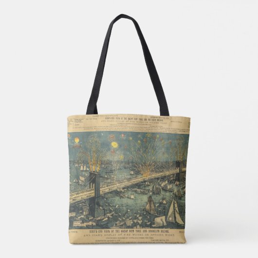 Brooklyn Bridge Grand Opening Tasche (Rückseite)