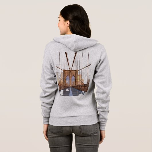 Brooklyn Bridge Hoodie (Schwarz voll)