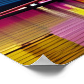 Brooklyn Bridge im Abend / at Night Poster (Ecke)