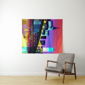 Brooklyn Bridge im Abend / at Night Wandteppich (Beispiel (Horizontal))