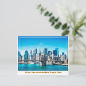 Brooklyn Bridge in New York City Postkarte (Stehend Vorderseite)