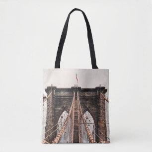 Brooklyn Bridge in New Yorkabstract, Amerika, Amer Tasche