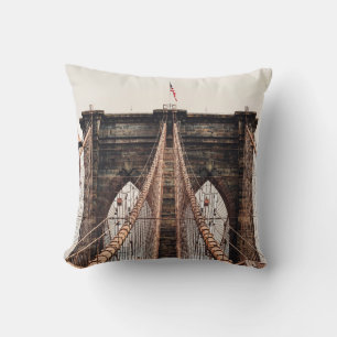 Brooklyn Bridge in New Yorkabstrakt, amerika, amer Kissen