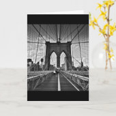 Brooklyn Bridge Karte (Gelbe Blume)