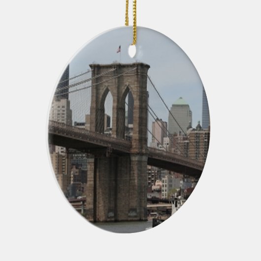Brooklyn Bridge Keramikornament (Rechts)