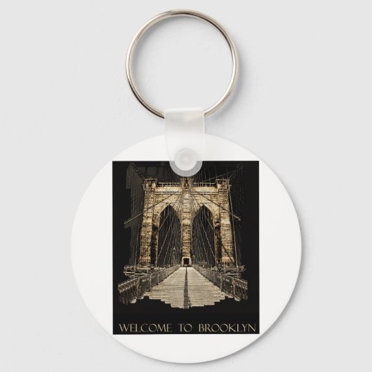 Brooklyn Bridge-Kopie Schlüsselanhänger (Vorderseite)