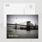 Brooklyn Bridge Kunstpostkarten Postkarte (Vorne/Hinten)