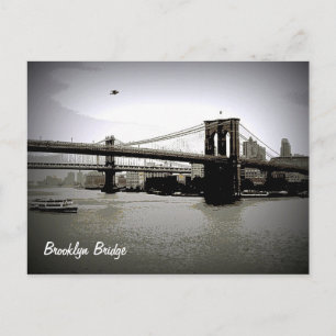 Brooklyn Bridge Kunstpostkarten Postkarte