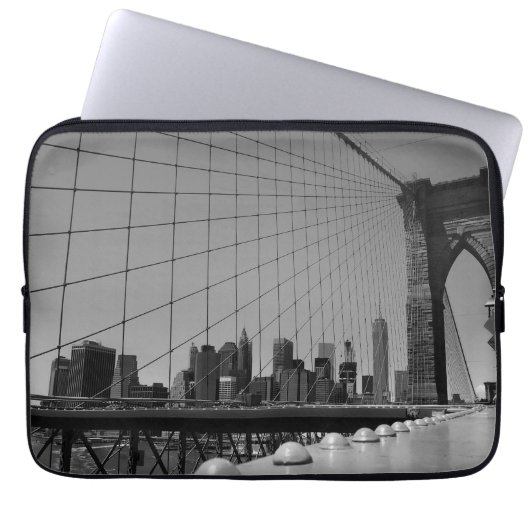 Brooklyn Bridge Laptopschutzhülle (Vorderseite)