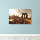 Brooklyn Bridge. Leinwanddruck (Insitu (Holzboden))
