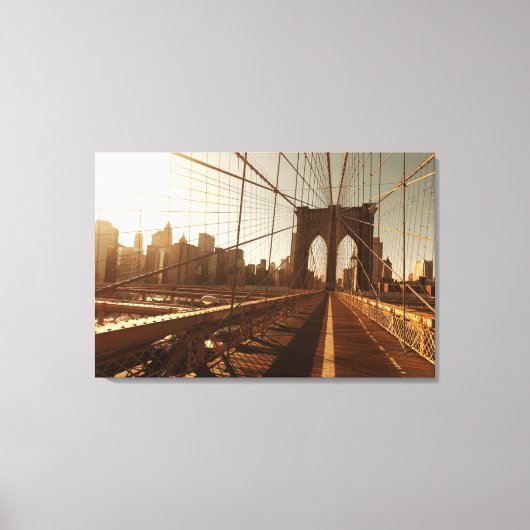 Brooklyn Bridge. Leinwanddruck (Vorderseite)
