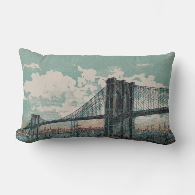 Brooklyn Bridge Lumbar Pillow Lendenkissen (Vorderseite)