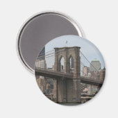 Brooklyn Bridge Magnet (Vorderseite/Rückseite)