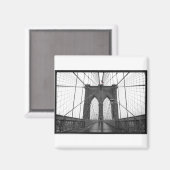 Brooklyn Bridge Magnet (Vorderseite/Rückseite)
