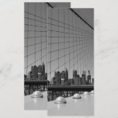 Brooklyn Bridge Menükarte (Vorne/Hinten)