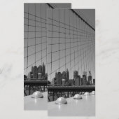 Brooklyn Bridge Menükarte (Vorne/Hinten)