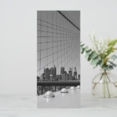 Brooklyn Bridge Menükarte (Stehend Vorderseite)