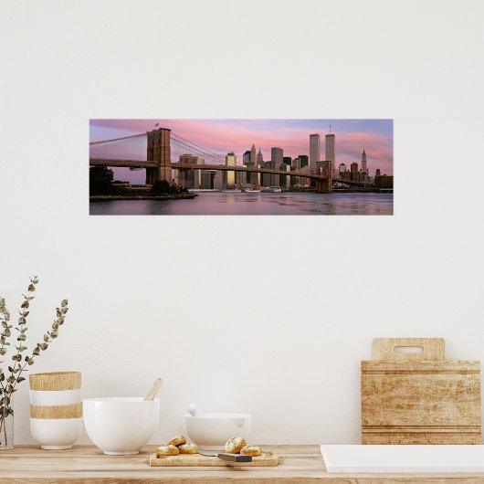 Brooklyn Bridge, Morning, 2000 Poster (Küche)