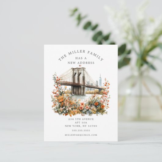 Brooklyn Bridge Moving Ankündigung (Stehend Vorderseite)