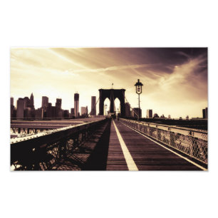 Brooklyn Bridge - New York City Fotodruck