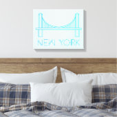 Brooklyn Bridge | New York City Leinwanddruck (Insitu (Schlafzimmer))
