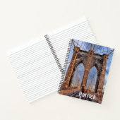 Brooklyn Bridge New York City Notizblock (Innenseite)