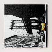 Brooklyn Bridge New York City Nyc Yellow Taxi Puzzle (Vertikal)