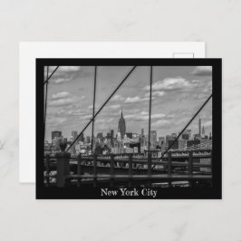 Brooklyn Bridge, New York City Postcard Postkarte