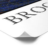 Brooklyn Bridge, New York City Poster (Ecke)