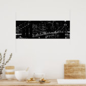 Brooklyn Bridge New York City Poster Print (Küche)