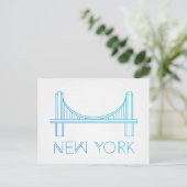 Brooklyn Bridge | New York City Postkarte (Stehend Vorderseite)