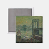 Brooklyn Bridge (New York City Sehenswürdigkeit) ( Magnet (Vorderseite/Rückseite)