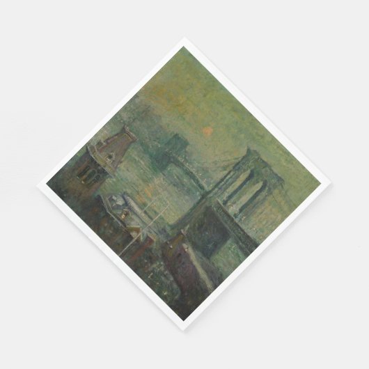 Brooklyn Bridge (New York City Sehenswürdigkeit) ( Serviette (Ecke)