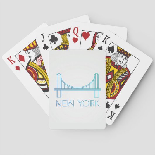 Brooklyn Bridge | New York City Spielkarten (Rückseite)