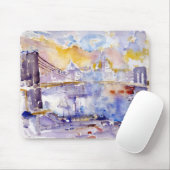 Brooklyn Bridge (New York City) (von John Marin) Mousepad (Mit Mouse)