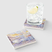 Brooklyn Bridge (New York City) (von John Marin) Steinuntersetzer (Seitenansicht)