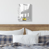 Brooklyn Bridge New York City Yellow Taxi Nyc Leinwanddruck (Insitu (Schlafzimmer))