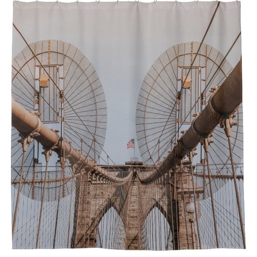 BROOKLYN BRIDGE NEW YORK DUSCHVORHANG (Vorderseite)