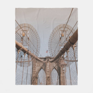 BROOKLYN BRIDGE NEW YORK FLEECEDECKE