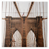 Brooklyn Bridge, New York Fliese (Vorderseite)