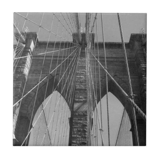 Brooklyn Bridge New York Fliese (Vorderseite)