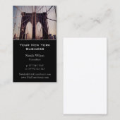 Brooklyn Bridge, New York Foto - Visitenkarte (Vorne/Hinten)