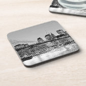 Brooklyn Bridge New York Getränkeuntersetzer (Linke Seite)