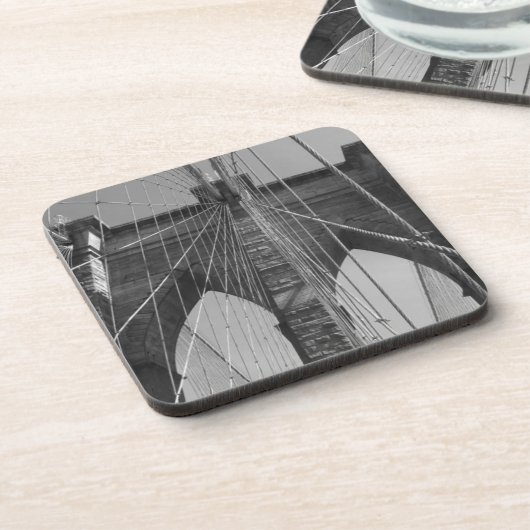 Brooklyn Bridge New York Getränkeuntersetzer (Linke Seite)