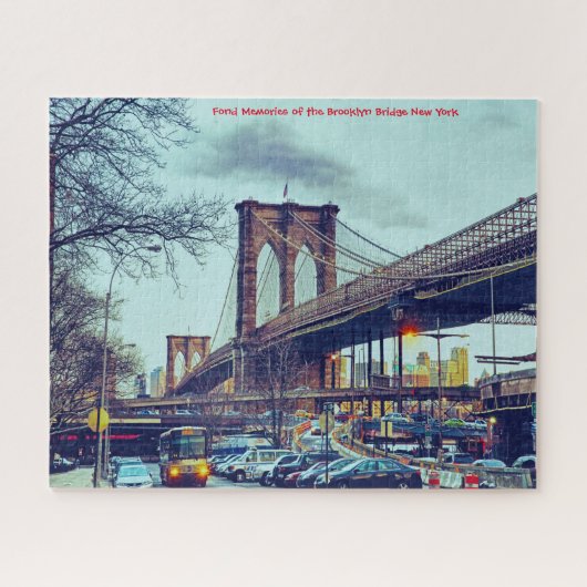 Brooklyn Bridge New York. Jigsaw Puzzle (Horizontal)