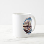 Brooklyn Bridge New York Kaffeetasse (VorderseiteRechts)